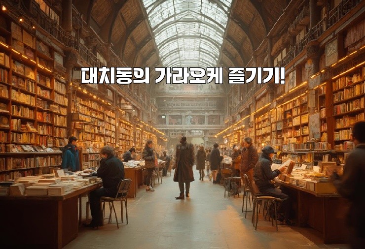 대치동의 가라오케 즐기기!