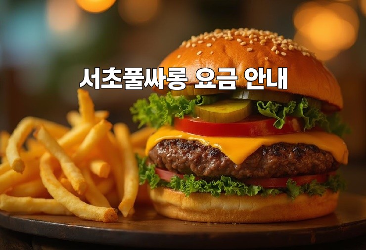 서초풀싸롱 요금 안내